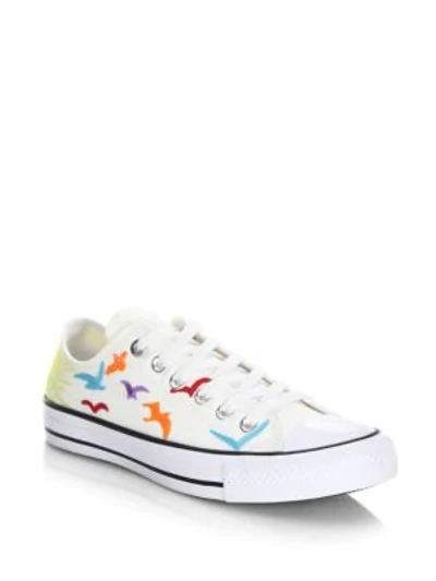 Shop Converse Ctas Ox Embroidered Canvas Sneakers In Multi