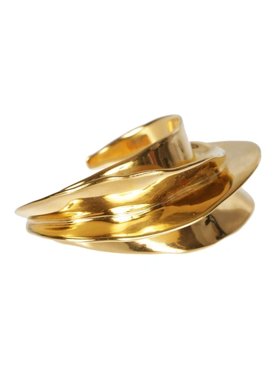 Shop Celine Swirl Bracelet In Indian Gold