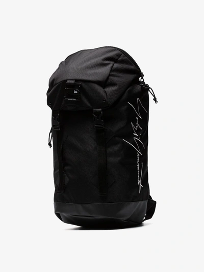 Shop Yohji Yamamoto New Era Backpack In Black