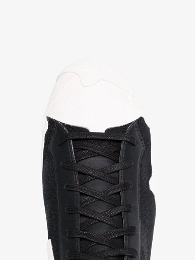 Shop Yohji Yamamoto Black Takusan Sneakers