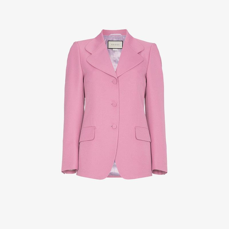 gucci pink blazer