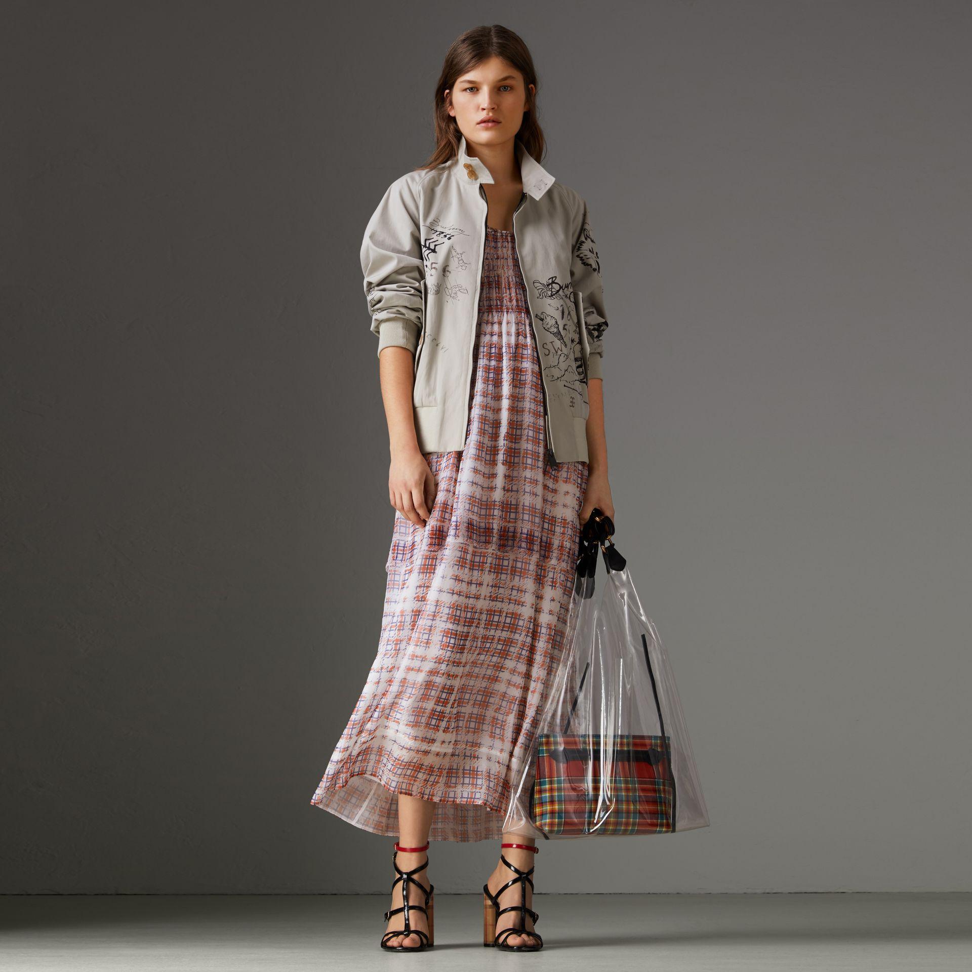 burberry silk dress