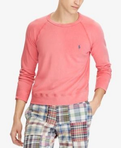 Shop Polo Ralph Lauren Men's Spa Terry Sweatshirt In Hyannis Red