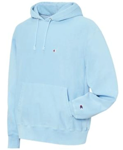 Pale blue champion sweatshirt best sale