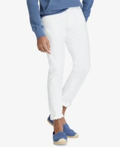 Shop Polo Ralph Lauren Men's Sullivan Slim Stretch Jeans In White
