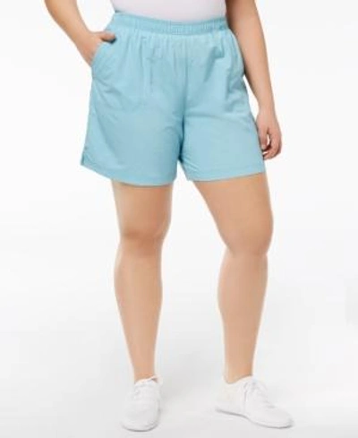 Shop Columbia Plus Size Sandy River Shorts In Iceberg