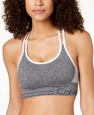 calvin klein strappy sports bra
