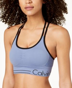 calvin klein strappy sports bra