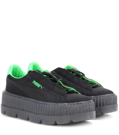 Shop Fenty X Puma Creeper Sneakers In Black