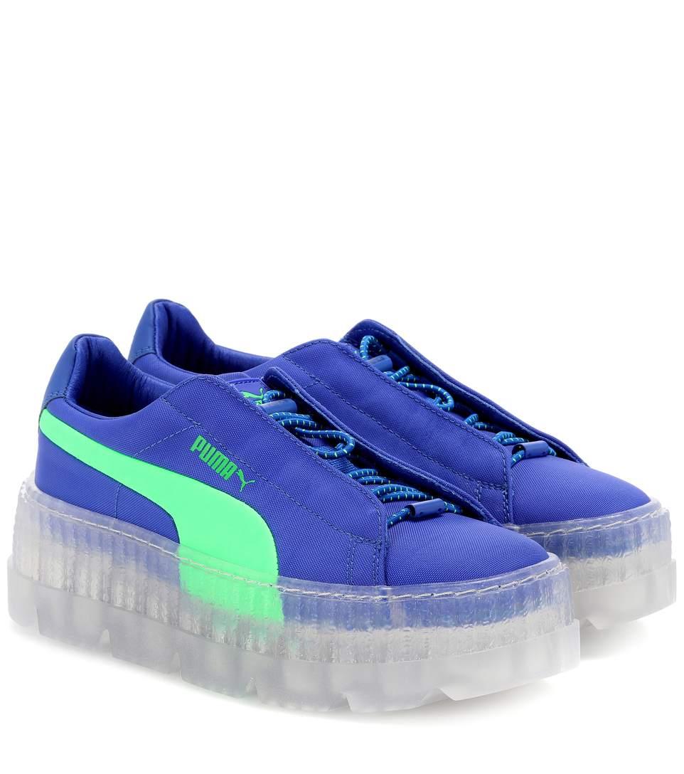 puma creepers with clear sole