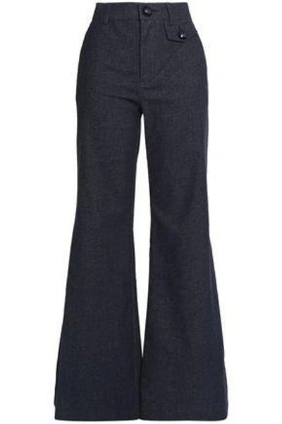 Shop See By Chloé High-rise Wide-leg Jeans In Indigo