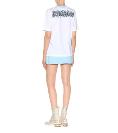 Shop Off-white Princess Diana Cotton T-shirt In White