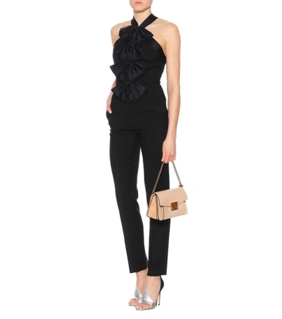 Shop Givenchy Wool And Mohair Jumpsuit In Black