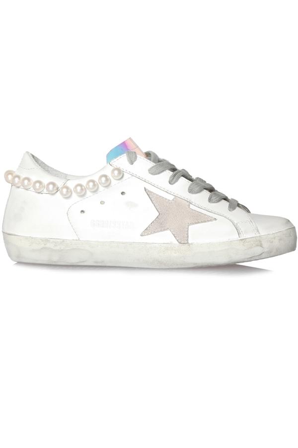 golden goose pearl sneakers