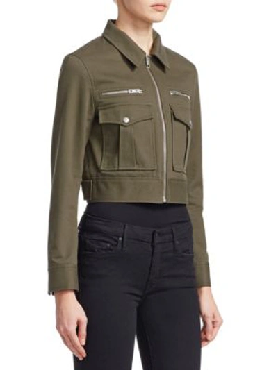 Shop Rag & Bone Pike Military Jacket In Dark Olive