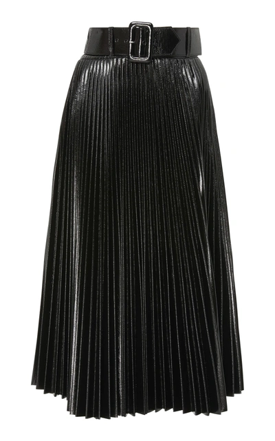 Shop Delfi Collective Quincy Pvc Skirt In Black