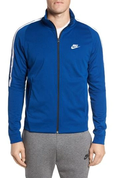 Shop Nike Sportswear Zip Track Jacket In Armory