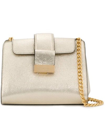 Shop Visone Margot Medium Shoulder Bag - Metallic