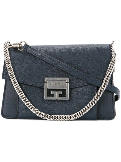Shop Givenchy Gv3 Shoulder Bag - Blue