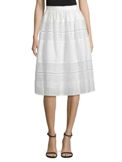 Shop Temperley London Sierra Skirt In Ivory