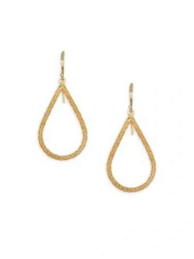 Shop Amali 18k Yellow Gold Stardust Teardrop Earrings