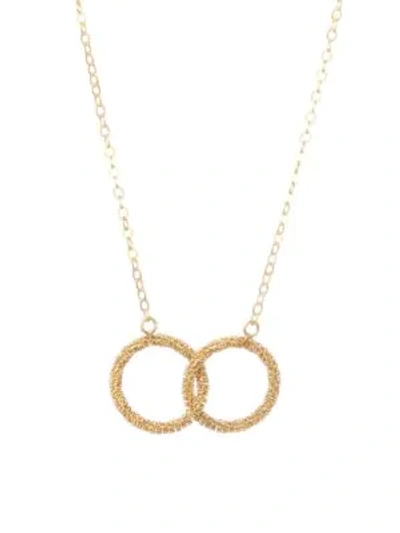 Shop Amali 18k Yellow Gold Stardust Interlock Necklace