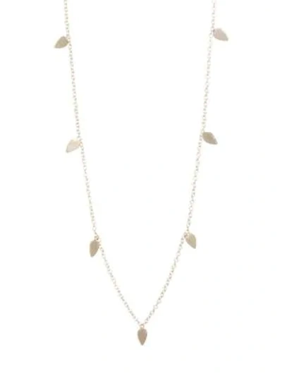 Shop Zoë Chicco 14k Yellow Gold Tears Necklace