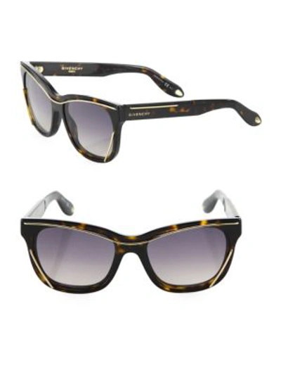 Shop Givenchy 56mm Cat Eye Sunglasses In Dark Havana