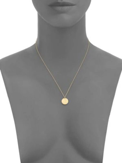 Shop Bare Women's Constellations Pisces Diamond & 18k Yellow Gold Pendant Necklace