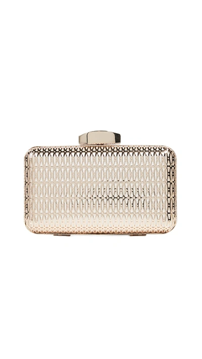 Shop Inge Christopher Naples Box Clutch In White