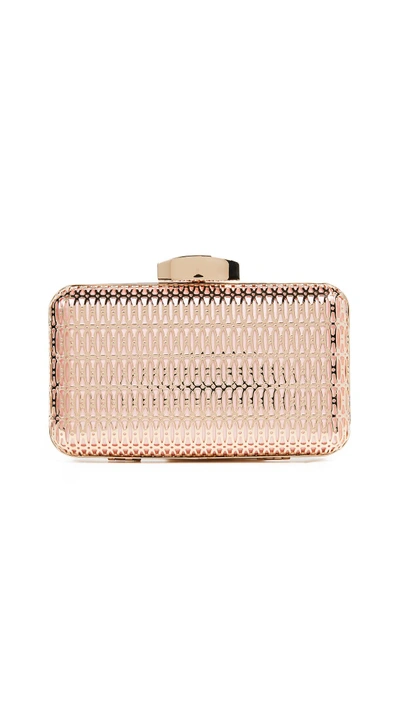 Shop Inge Christopher Naples Box Clutch In Pink