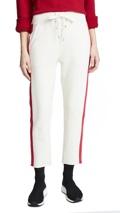 Shop Rag & Bone Hadley Lace Up Sweats In Turtledove