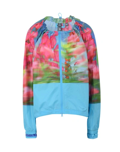 Shop Adidas By Stella Mccartney Jacket In Sky Blue