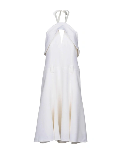 Shop Alexis Knee-length Dress In Ivory