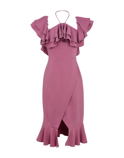 Shop C/meo Collective Knee-length Dress In Pastel Pink