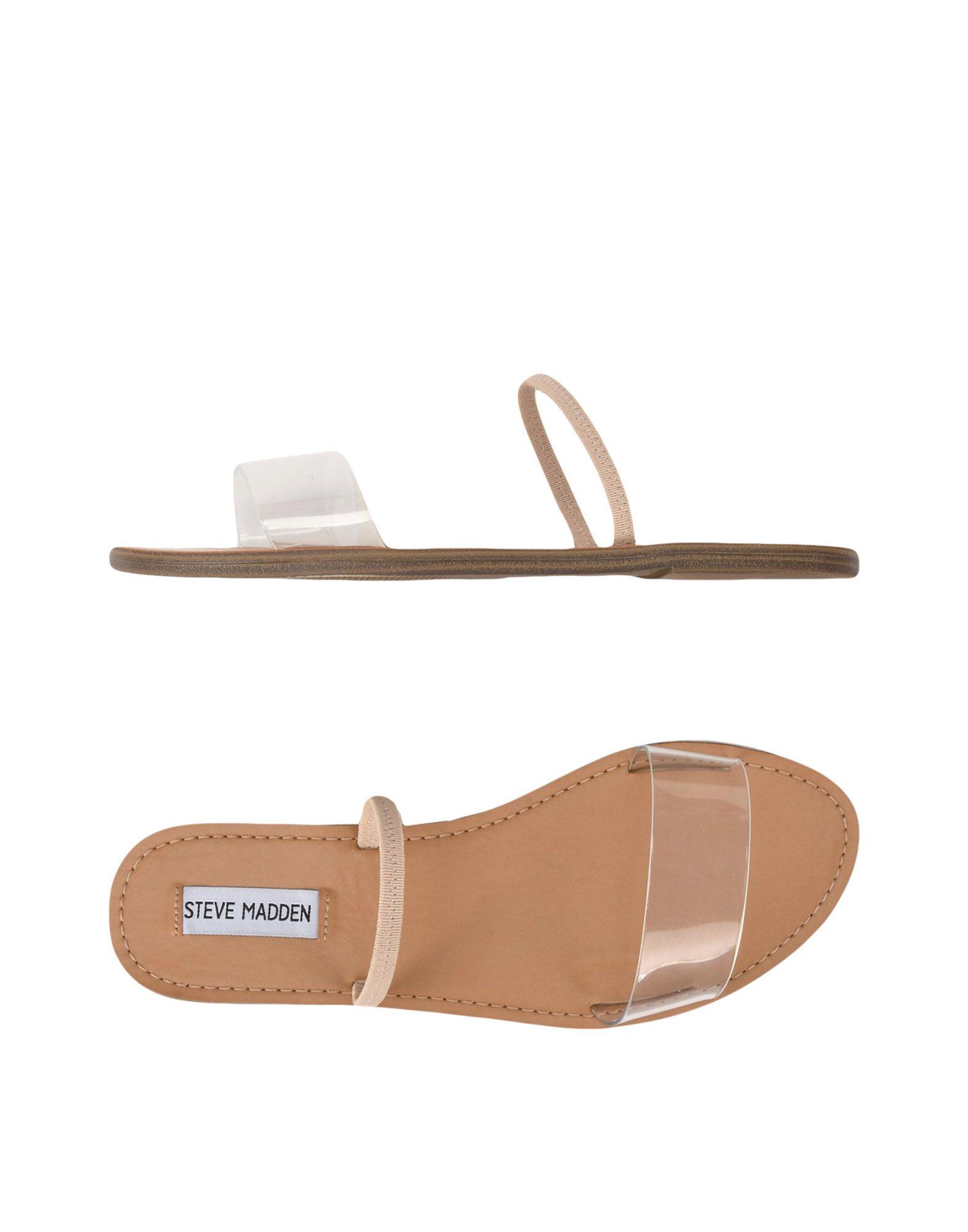 steve madden transparent sandals