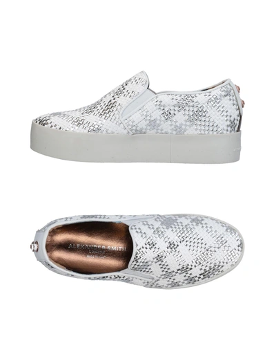 Shop Alexander Smith Sneakers In Silver