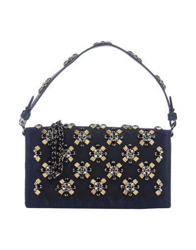 Shop Tory Burch Handbag In Dark Blue