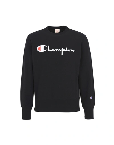Champion Sweatshirts In Black | ModeSens