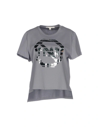 Shop Jonathan Simkhai T-shirts In Grey