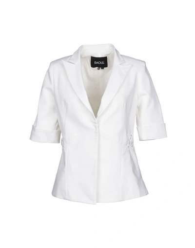 Shop Raoul Blazers In White