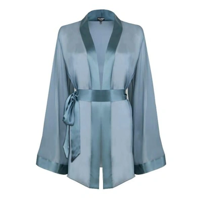 Emma Harris Tamara Blue Mist Luxury Gown In Multi