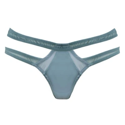 Emma Harris Tamara Blue Mist Strappy Brief