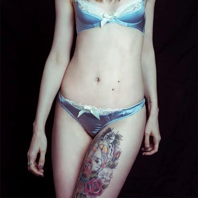 Emma Harris Signature Sky Skinny Brief In Blue