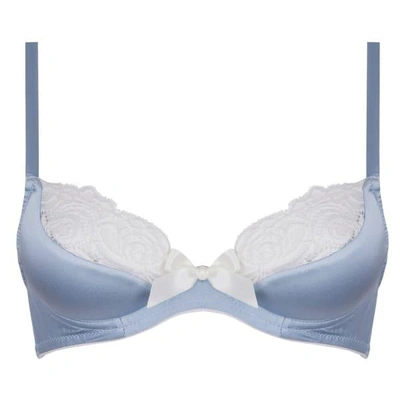 Emma Harris Signature Sky Half Padded Plunge Bra In Animal Print