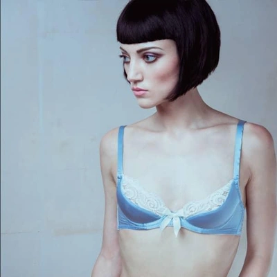 Emma Harris Signature Sky Half Padded Plunge Bra In Animal Print