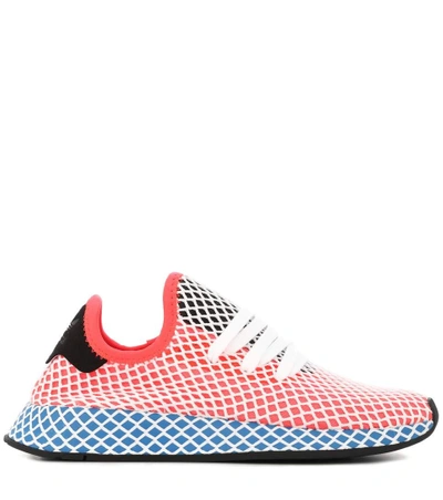 Shop Adidas Originals Deerupt Runner Sneakers In Pink