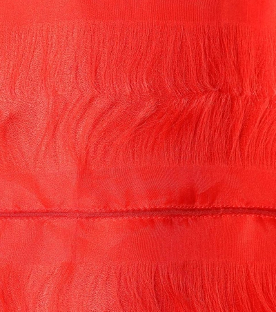 Shop Roksanda Kamau Silk-satin Gown In Red