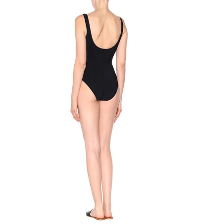 Shop Karla Colletto Allure One-piece Swimsuit In Black