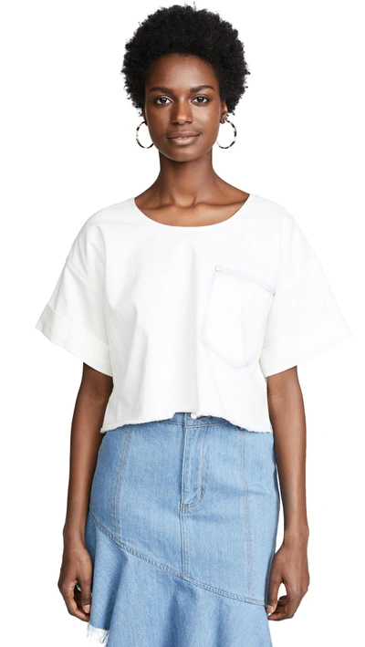 Shop Elizabeth And James Tinsley Tee In White